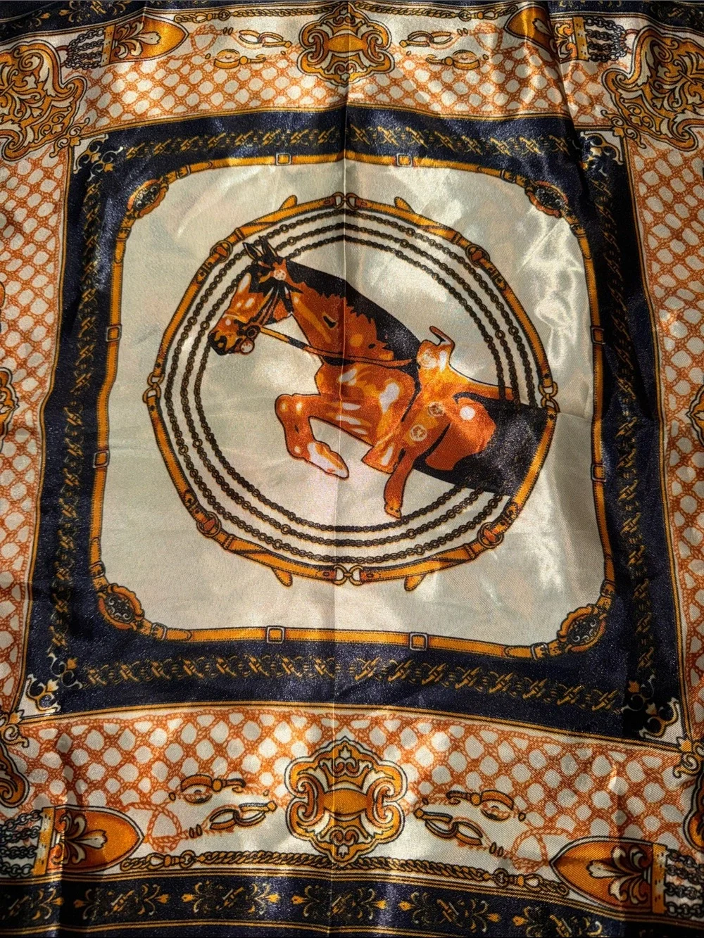Equestrian Print Scarf 20